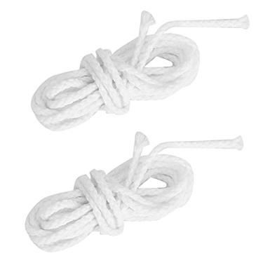 Imagem de Velas mexem espessos de algodão redonda de algodão alta combustão de absorção de óleo para velas de bricolage e lâmpadas de petróleo 2pcs (2,6 mm)