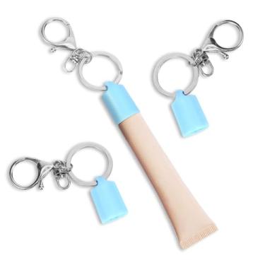 Imagem de Xyulaan 2 peças de boné de chaveiro para sextas-feiras de verão, capa de substituição de protetor labial, acessório para protetor labial de sexta-feira de verão (apenas boné), Azul