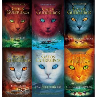 Imagem de Kit 6 livros gatos guerreiros erin hunter