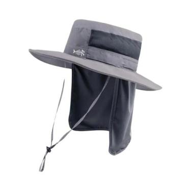 Imagem de Chapéu de Balde Tático para Pesca - Ajustável, Aba Larga, à Prova d'Ág