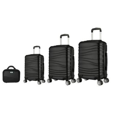 Imagem de Mala de viagem bordo, média, grande e frasqueira em abs eagle as67, Pr