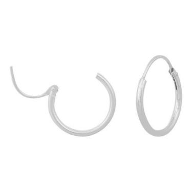 Imagem de Brinco Argola De Prata 925 Pequena 8mm - Joiata, Prateado