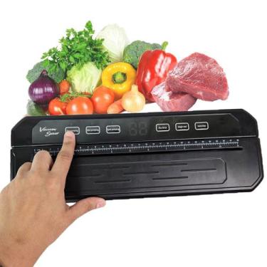 Imagem de Seladora Embaladora A Vacuo Alimentos Comida Fruta Carne Conserva Emba