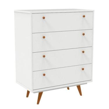 Imagem de Cômoda Stanza Plus 4 GV Branca - Mobly