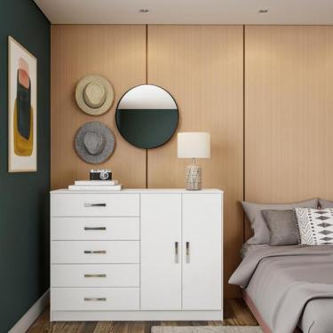 Imagem de Cômoda Ana 2 PT 5 GV Branca - Mobly