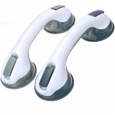 Imagem de Barra De Apoio Com Ventosa Suporte Sanitário Portatil Idosos Deficientes Banheiro(2)