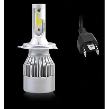 Imagem de Lâmpadas Farol de Carro LED 6000K H1 H3 H4 H7 H11 H13 HB3(9005) HB4(9006) H16 H27 12V a 24V (H4)