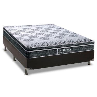 Imagem de Cama Box Casal: Colchão Molas Ensacadas Probel Masterpocket Prodormir Springs + Base Black(138X188)