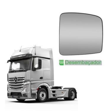 Imagem de Base c Vidro Retrovisor Auxiliar MB Actros c Desembaçador LD - Fabbof