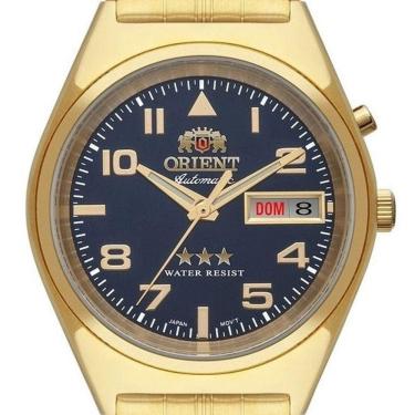 Imagem de Relógio Orient Masculino Dourado Automatico 469Gp083 D2kx