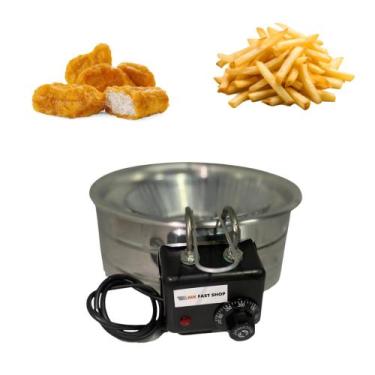 Imagem de Fritadeira Elétrica em inox tacho 5 litros profissional em inox souzza