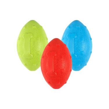 Imagem de Brinquedo Napi Mordedor Bola Oval TPR - Cores Sortidas