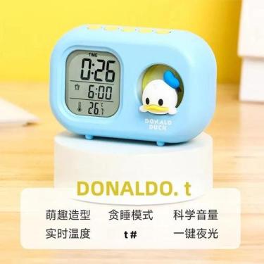 Imagem de Despertador LED Disney Mickey Infantil Bonito Modelo De Boneca De Dese