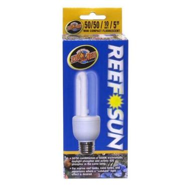 Imagem de Lâmpada Fluorescente Azul e Branca Reef Sun Para Corais 10W - ZOOMED