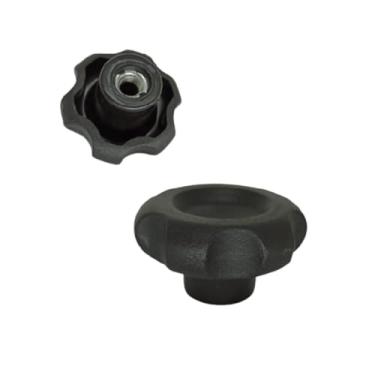 Imagem de Kit 10 peças - Manípulos termoplásticos Diametro 45mm (MP45) Rosca M8 Fêmea