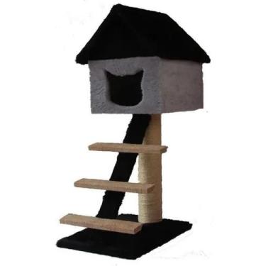 Imagem de Arranhador Casinha Com Escada - Akara Do Gato