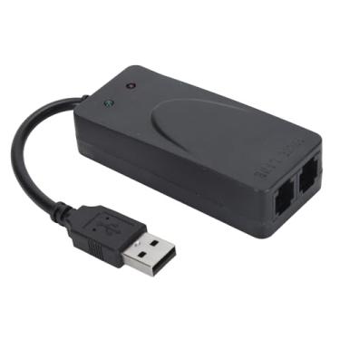 Imagem de Zunate Fax Modem Usb 2.0, Discagem Externa V.90 56K, Analógico Para Entrada Telefônica, Portas Rj11 Com Suporte Identificação De Chamadas, Computador E Laptop Linux