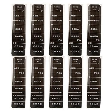 Imagem de Drfeify 4/4 Adesivo de Violino Guia Preto Azul -braço 10 Peças para Iniciantes e Amantes de Violino (BC01 4/4 preto)