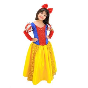 Imagem de Fantasia Infantil Princesa Bela e a Fera com Luvas (P)