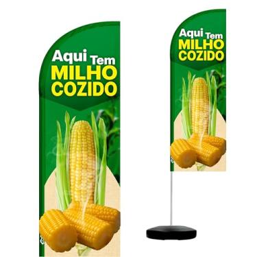 Imagem de Wind Banner Completo 2,10m Milho Cozido
