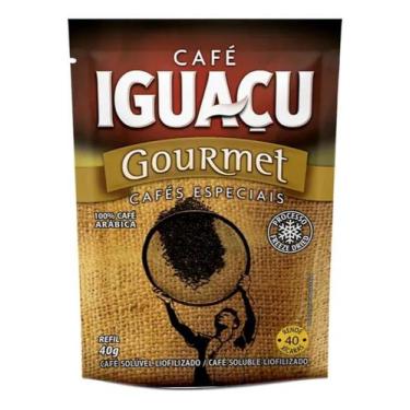 Imagem de Cafe Soluvel Iguacu Liofilizado Gourmet Refil 40g - Iguaçu