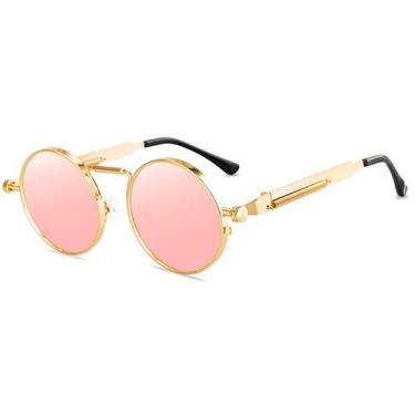 Imagem de Oculos de sol Vintage Estilo Punk unissex Redondo LukeSports - Luke Sp