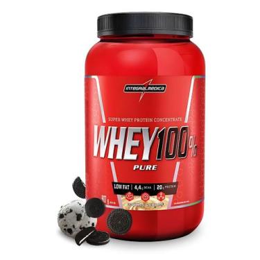 Imagem de Whey Protein Concentrado 100% Pure Integral Médica sabor Cookies &amp 