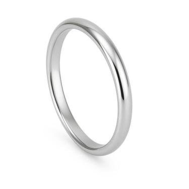 Imagem de Aliança Namoro 3mm Prata Namorados Casal Presente Comprimisso União - 