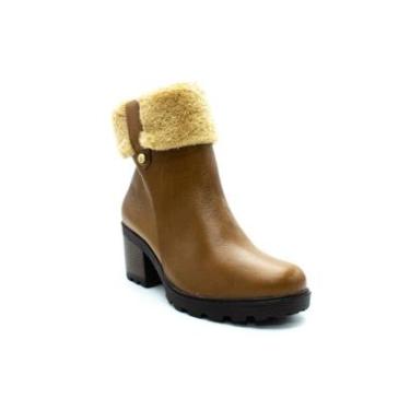 Imagem de Bota Feminina Via Marte 22-7501 - Marrom-Feminino