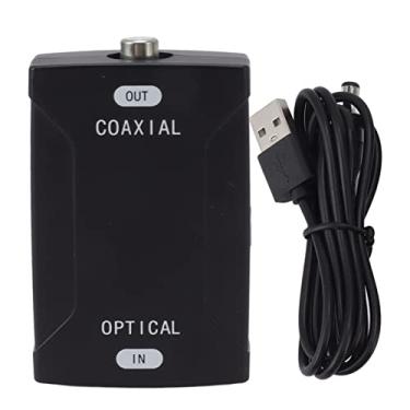 Imagem de Conversor óptico coaxial Conversor de som digital Bidirecional SPDIF Adaptador de som óptico REPATADOR PORTÁVEL PORTÁLO PORTÁLO