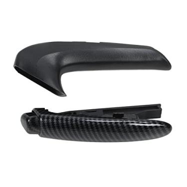 Imagem de Domary Grips de Handbrake Manuseie o Protetor de Manga de Estacionamento Com Padrão de Fibra de Carbono 2006-2011