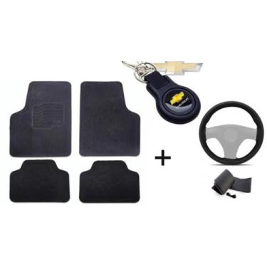 Imagem de Jogo de Tapete de Borracha para Onix LT Ano 2015 a 2023 com 4 Peças - 