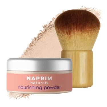 Imagem de NAPRIM Naturals Pó nutritivo – hipoalergênico, alívio da pele sem talco para eczema, psoríase, dermatite, acne com aveia coloidal – reduz vermelhidão, irritação e erupções cutâneas, seguro para bebês