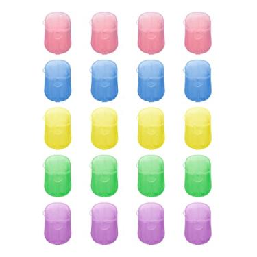 Imagem de DF DUALFERV Folhas de sabão de mão de papel para viagem, pacote com 20 (400 folhas) mini folhas de sabonete portátil para as mãos, folha de sabão descartável perfumada, folhas coloridas de sabonete de
