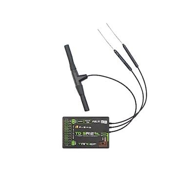 Imagem de FrSky TD SR12 Dual-Band Receiver 900MHz & 2.4GHz | ADV Stabilizer 12 Configurable Channels Triple Antenna Dual XT30 Power Input Telemetry Black Box OTA Update SBUS/FBUS/S.Port Support