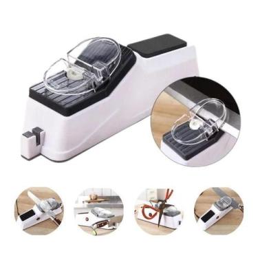 Imagem de Amolador Afiador Elétrico Bivolt De Facas Cutelo E Tesouras - Globalmi