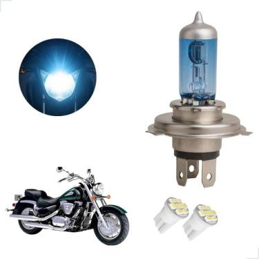 Imagem de Lâmpada Halógena Super Branca h4 para Moto SUZUKI INTRUDER LC 1500 200