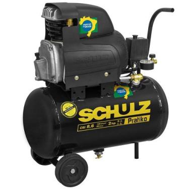 Imagem de Motocompressor de Ar Portátil 2HP 25 Litros Monofásico  com  - SCHULZ
