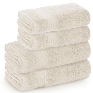 Imagem de Jogo de Toalhas de Banho Banhão com 04 Peças Magna Grão - Karsten