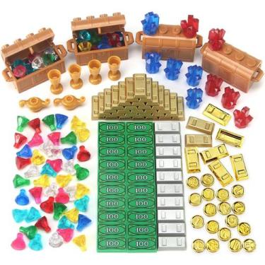 Imagem de Conjunto de blocos de construção Feleph Treasure Accessories Money