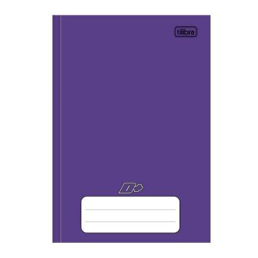Imagem de Caderno brochura capa dura 1/4 96 fls D mais Roxo Tilibra