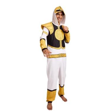 Imagem de Bioworld Power Rangers Ranger Adult Long Sleeve Hooded Cosplay Onesie Costume Union Suit-Small