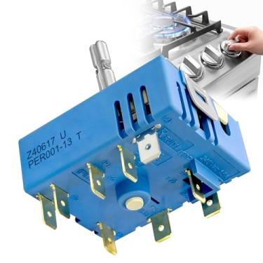 Imagem de Earthtec Interruptor de queimador triplo DG44-01007B DG44-01007A PER001-03 PER001-13, substituição de controle de elementos para fogão Samsung Range Stove 160817, corte H