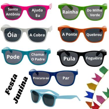 Imagem de 10 Óculos Festa Junina Pula Fogueira Festa Arraiá