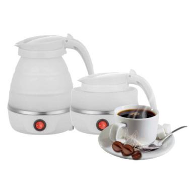 Imagem de Chaleira Eletrica Dobravel Jarra Bule Silicone 600W 110V 600ml Portati