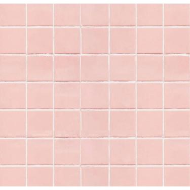 Imagem de Papel De Parede Autoadesivo Azulejo Cozinha 3M Rosa