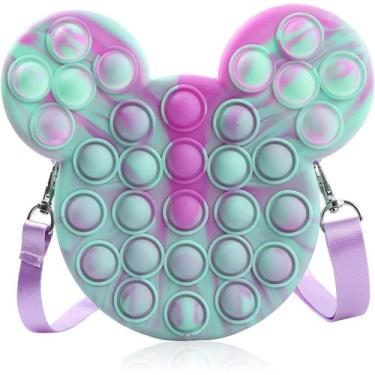 Imagem de Pop Shoulder Bag Fidget Brinquedos, Tie Dye Descompressão Sensorial - 