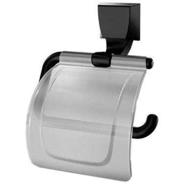 Imagem de Papeleira Quadra Preto Fosco 2040 F24 Lorenzetti