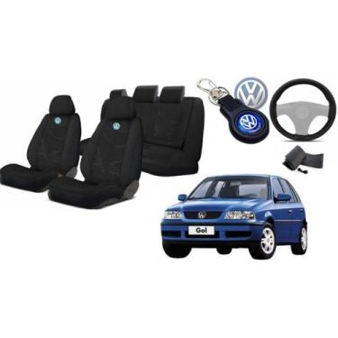 Imagem de Personalize com Estilo: Capas de Banco e Volante para Gol 2005 a 2003 