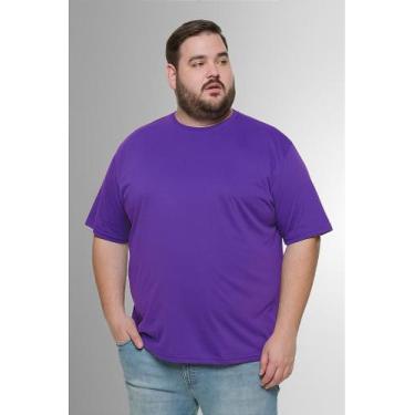 Imagem de Camiseta Plus Size PV Malha Fria Roxa - Conforto e Durabilidade - Cort